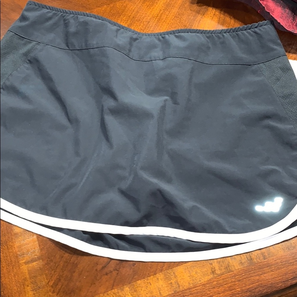 Black tennis skirt
